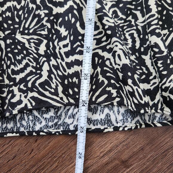 BA&SH‎ Blouse M Black & Tan Office Career Relaxed Fit Designer - Picture 9 of 9